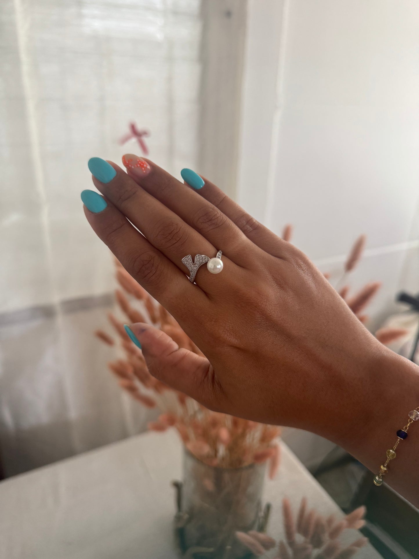 Mermaid tale silver ring