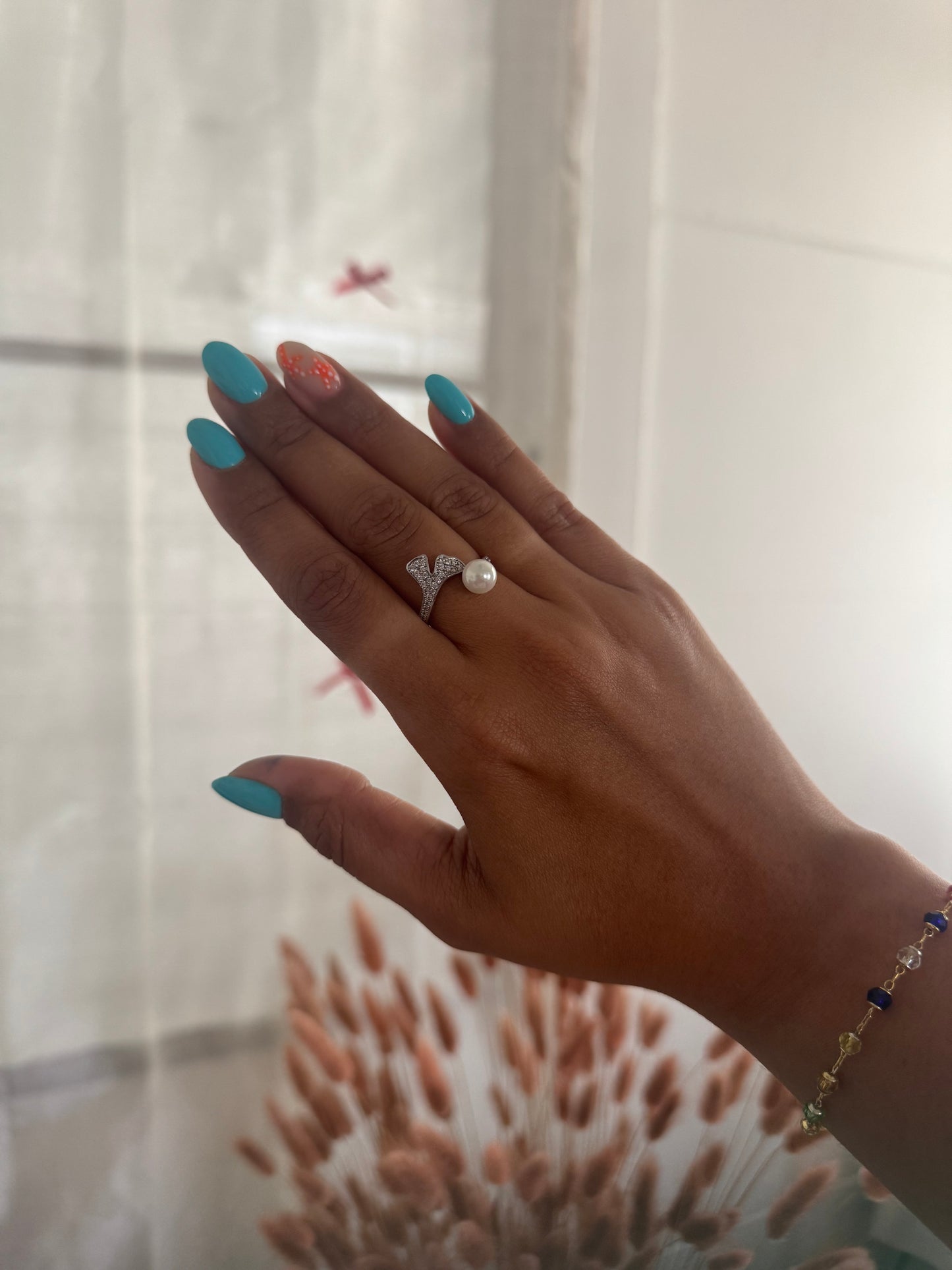 Mermaid tale silver ring