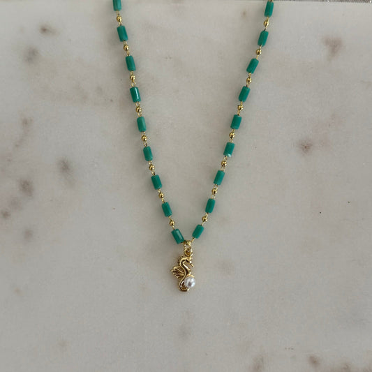 Seahorse turquoise necklaces